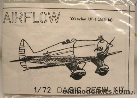 Airflow 1/72 Yakovlev UT-1 (AIR-14) plastic model kit